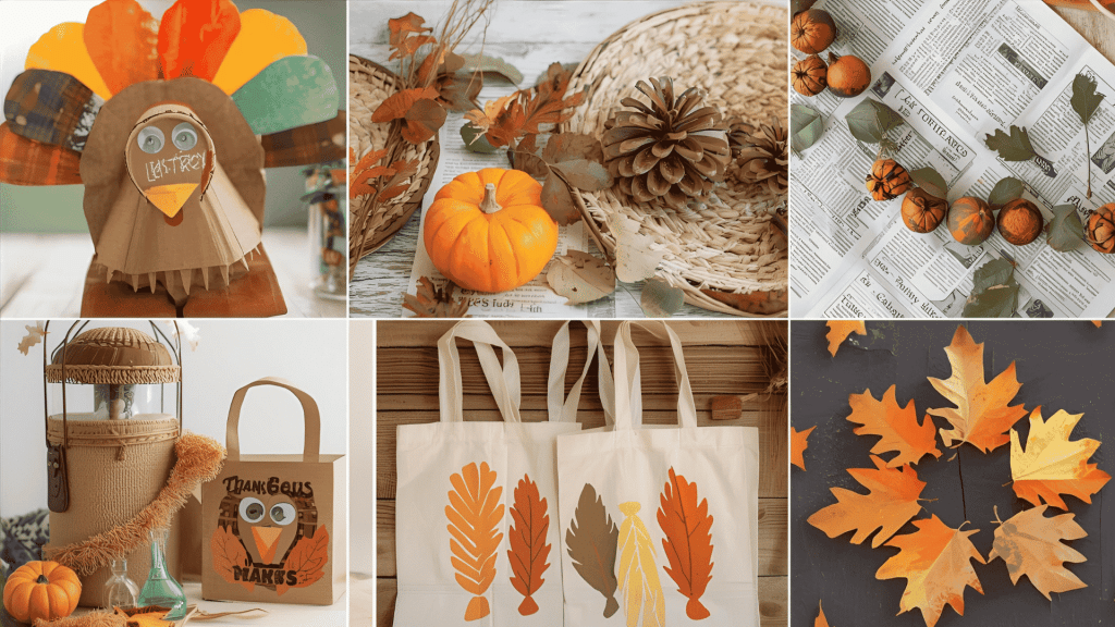 Eco Friendly Thanksgiving Crafts for kids