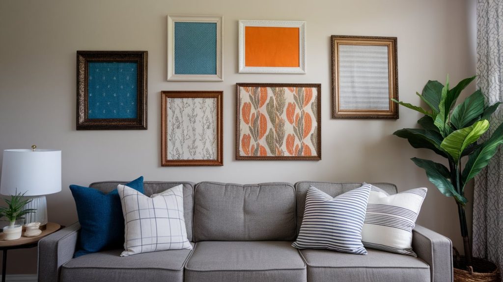 Framed Fabric Panels