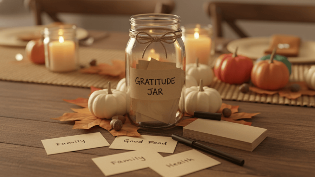 Gratitude Jar Centerpiece