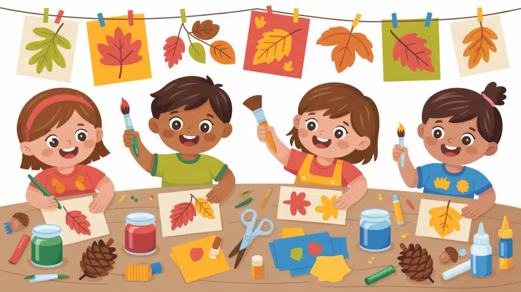 Indoor Fall Crafts & Art Projects