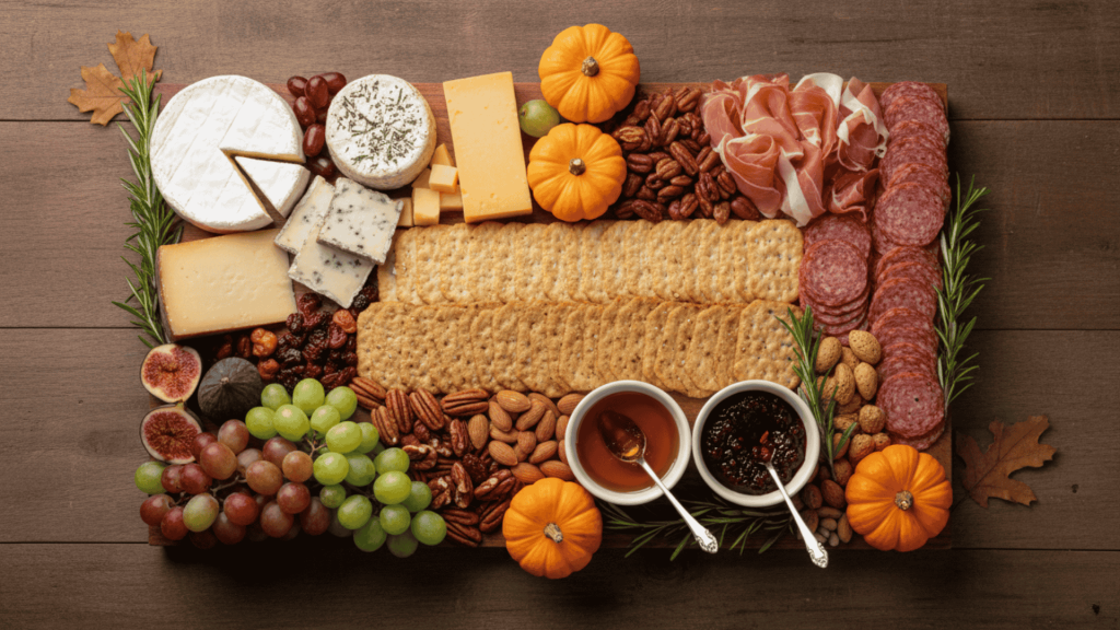 Ingredients for a Thanksgiving Charcuterie Board