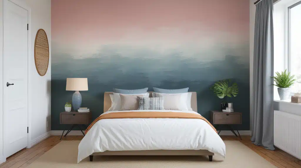 Ombre Accent Wall