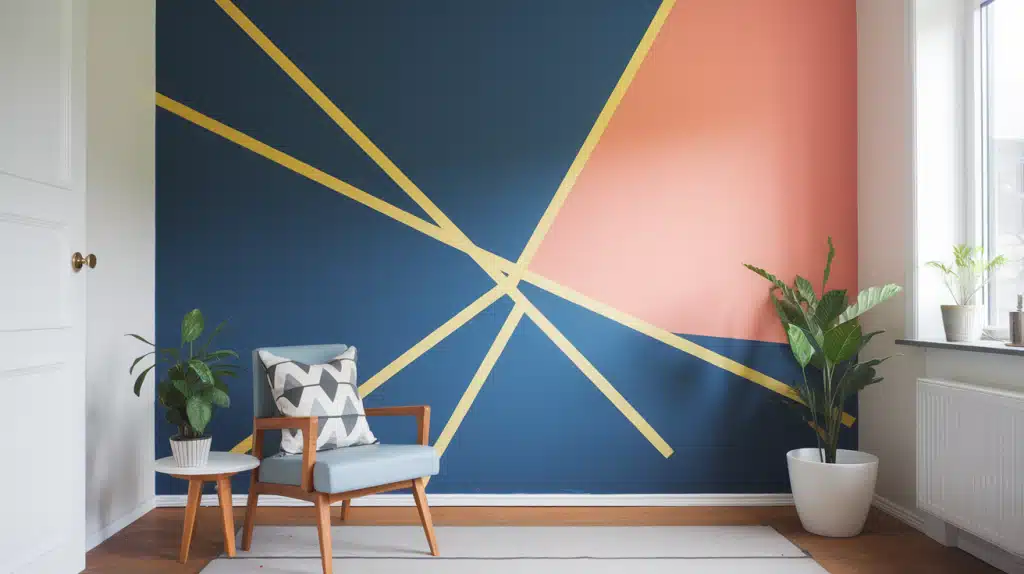 Painter Tape Mural
