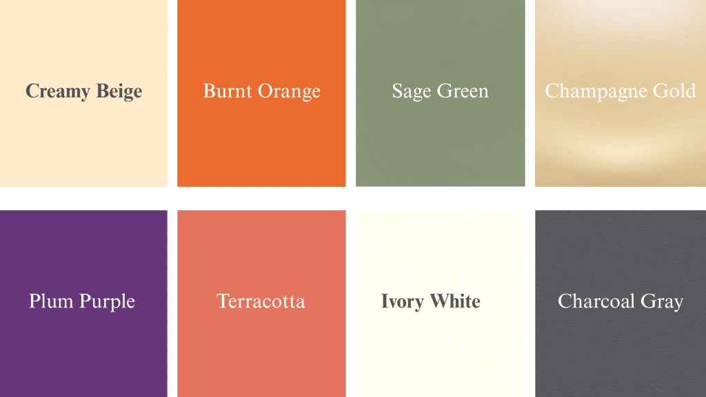 Stylish Thanksgiving Colors