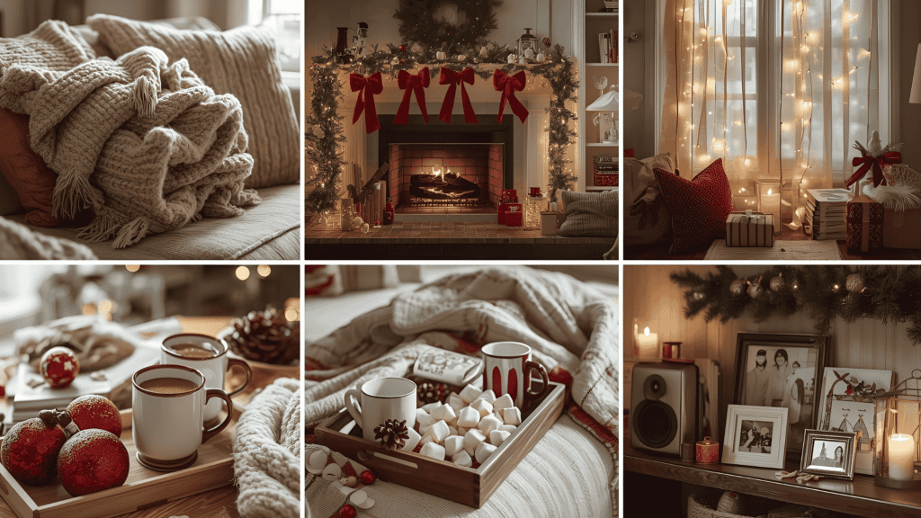 Warm Christmas Living Room Ideas