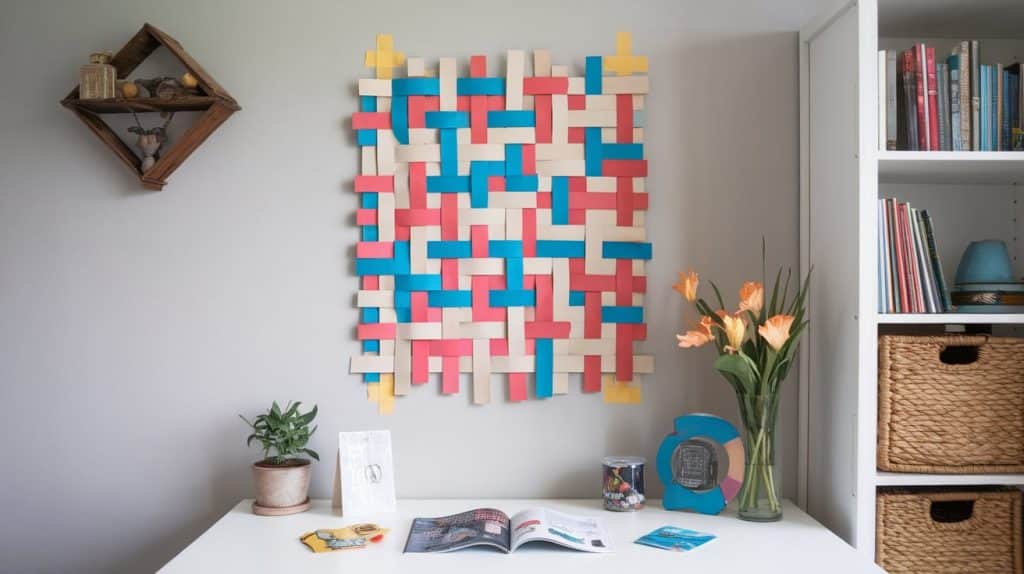 Woven Paper Wall Art