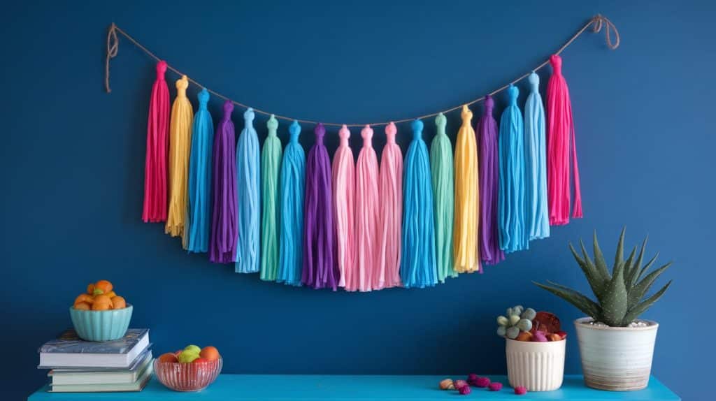 Yarn Tassel Garland