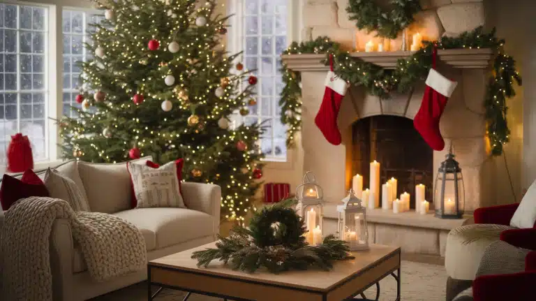 christmas living room