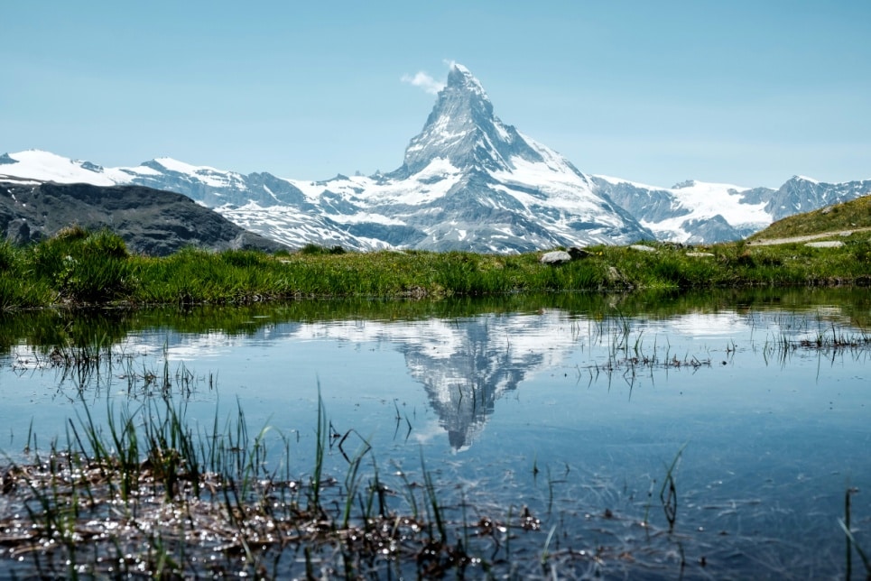 Matterhorn with a reflection