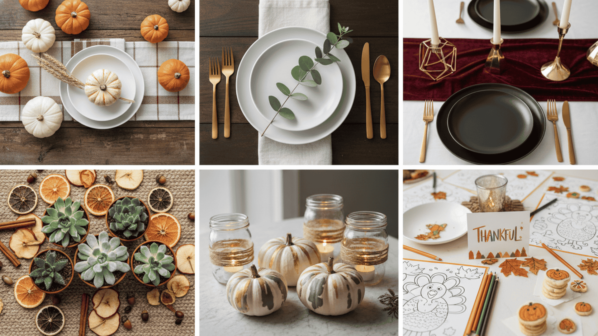 thanksgiving table decor ideas