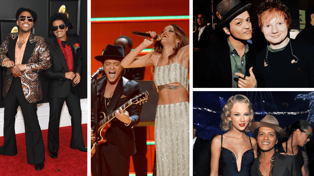 bruno mars Height Compared to Other Celebrities