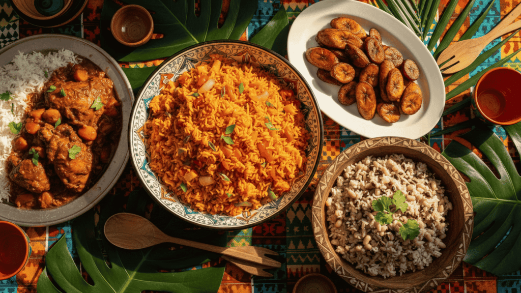 Africa and Caribbean New Year's Day Meal