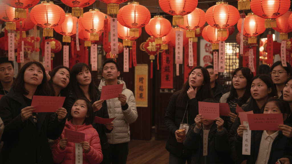 Lantern Riddle Chinese New Year Games