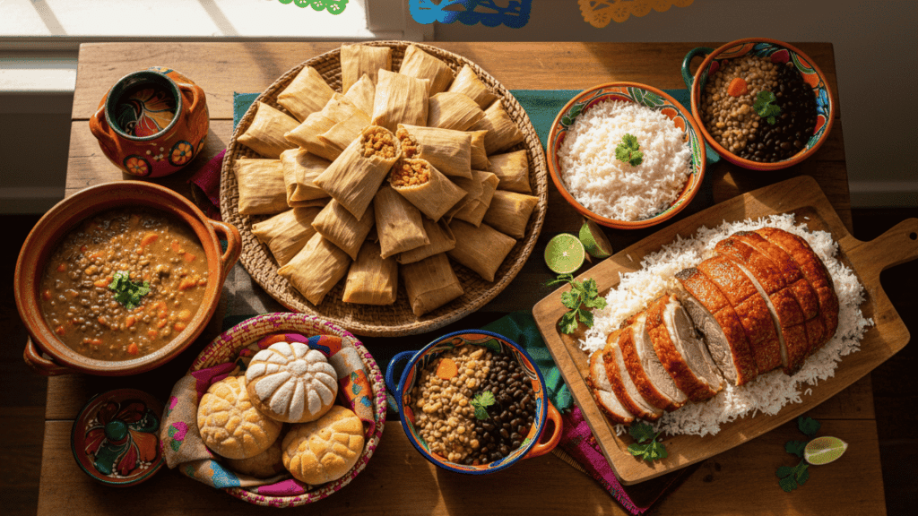 Latin American New Year's Day Meal