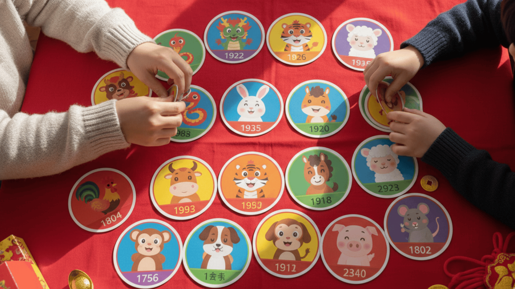 Zodiac Matching Chinese New Year Games