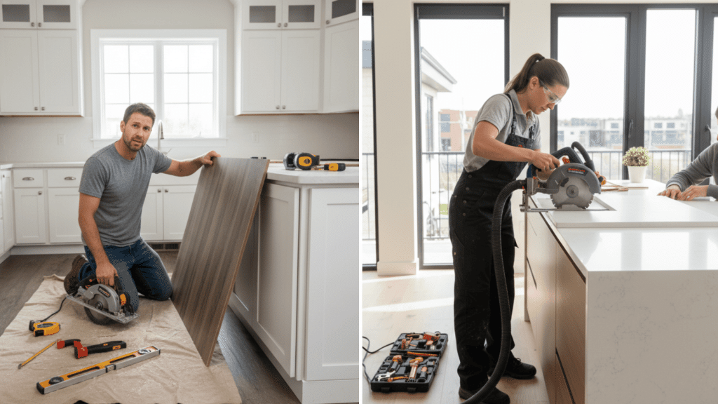 DIY vs Professional Countertop Installation