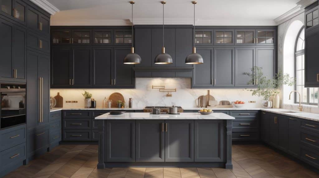 Dark Cabinets for Drama