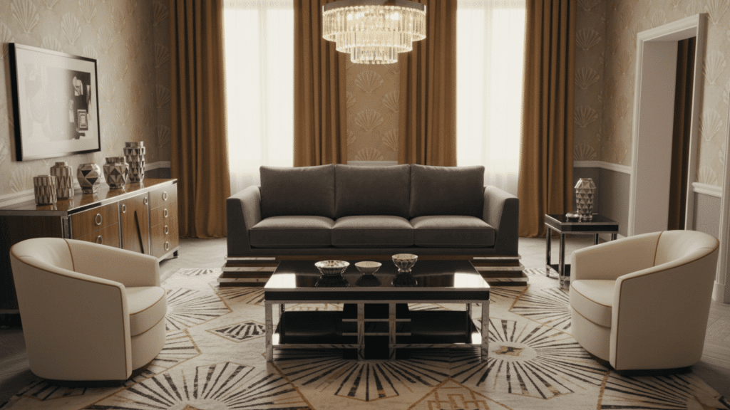 Furniture with Curved or Angular Lines