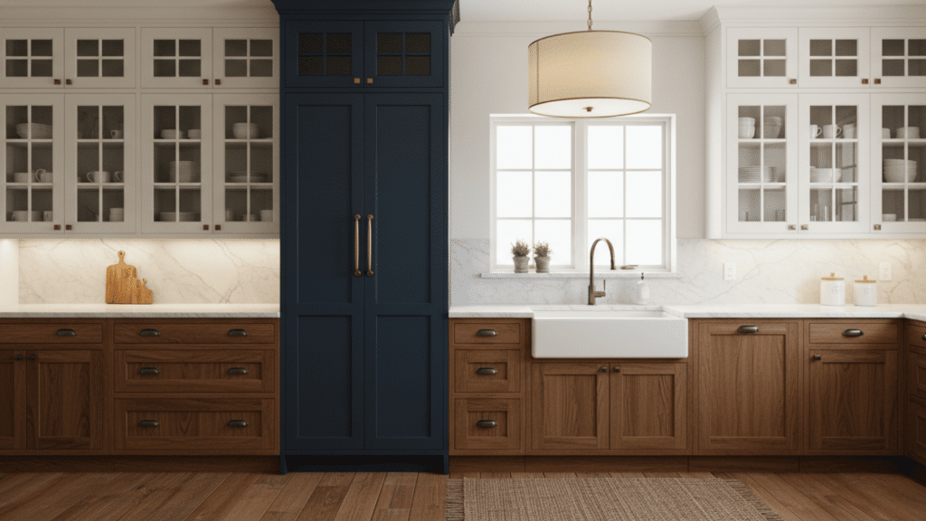 Glass Front Upper Sections