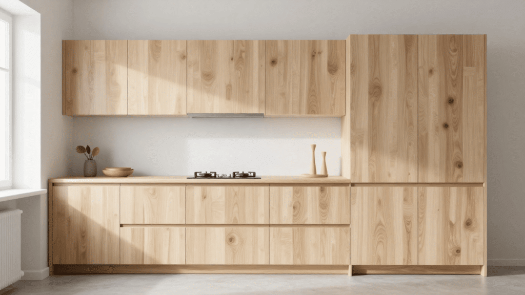 Natural Clear Coat Cabinet Finish