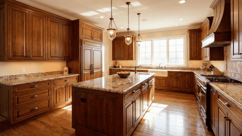 Stained Cabinet Finish