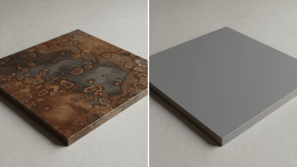 Types of concrete staining