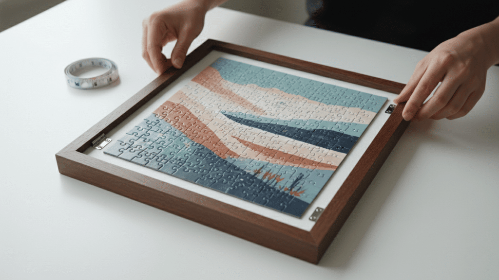 Use a Puzzle Frame or Frame Kit