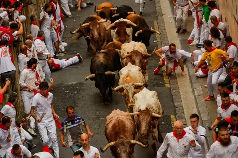 Pamplona Balcony Views the Best Way to Watch the Running of the Bulls