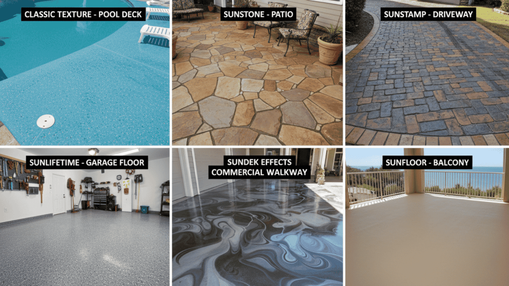 How to Choose the Right SUNDEK Product