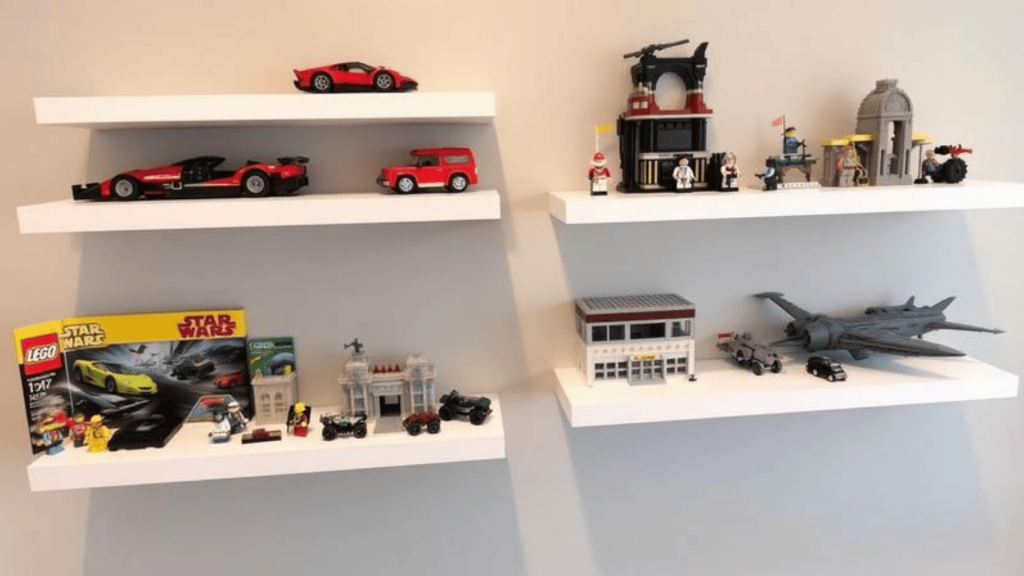 Wall mounted shelves