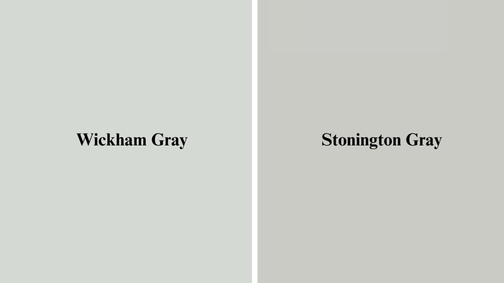 Wickham Gray vs Stonington Gray