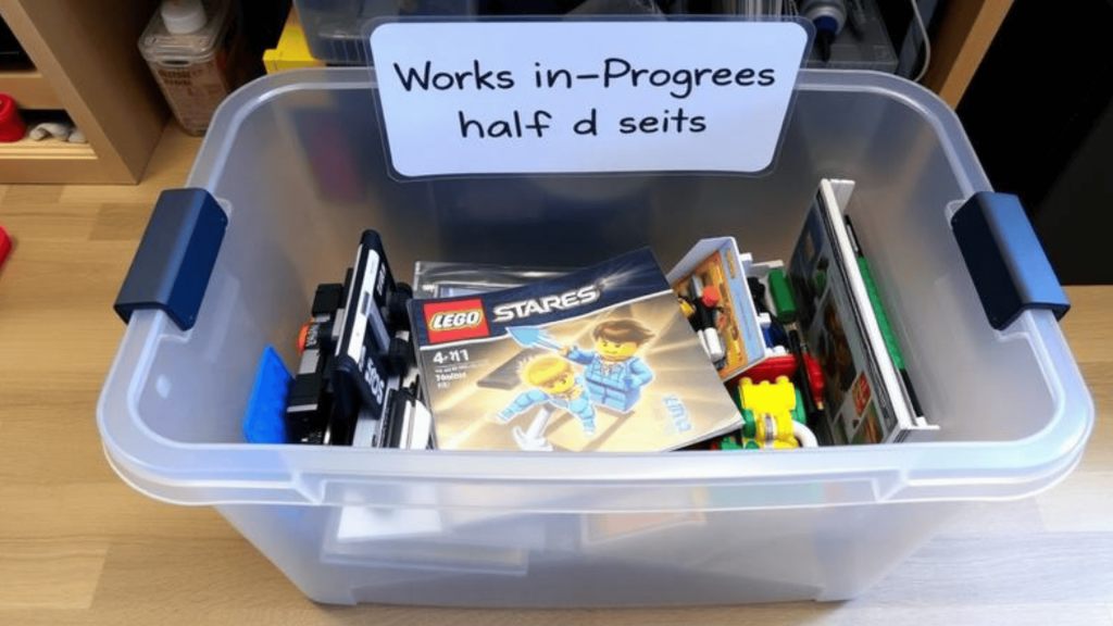 Works in progress bin