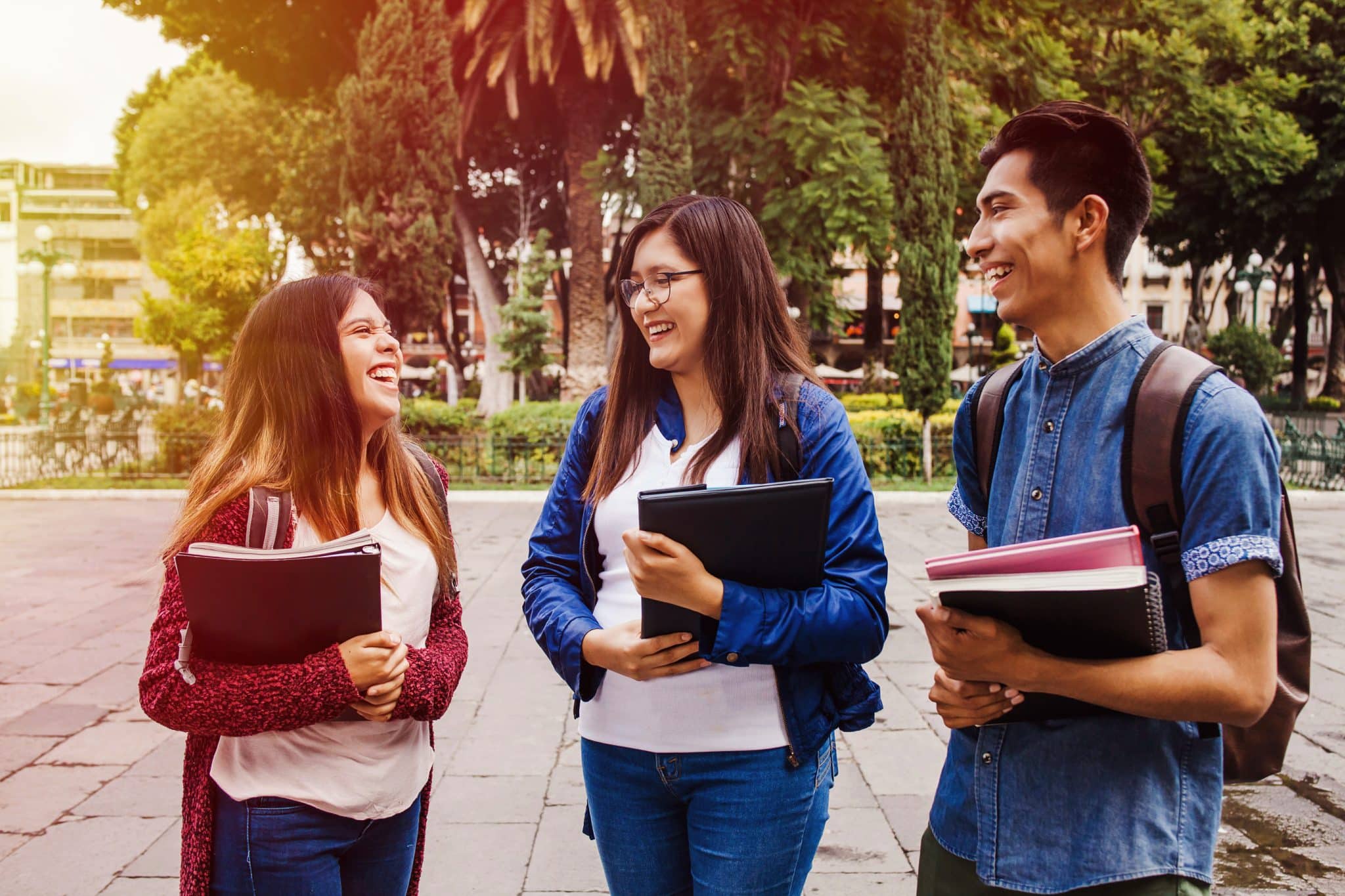 Latin american students or international students in internship in Mexico City