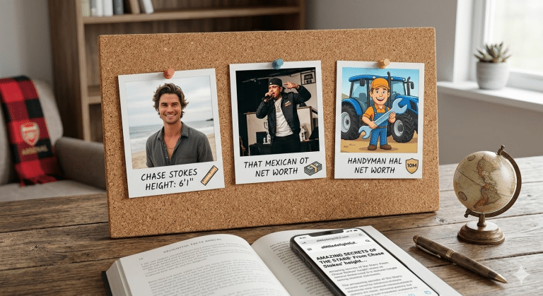 From Chase Stokes' height to That Mexican OT's net worth, we explore the fascinating and delightful details behind your favorite stars' careers and success.