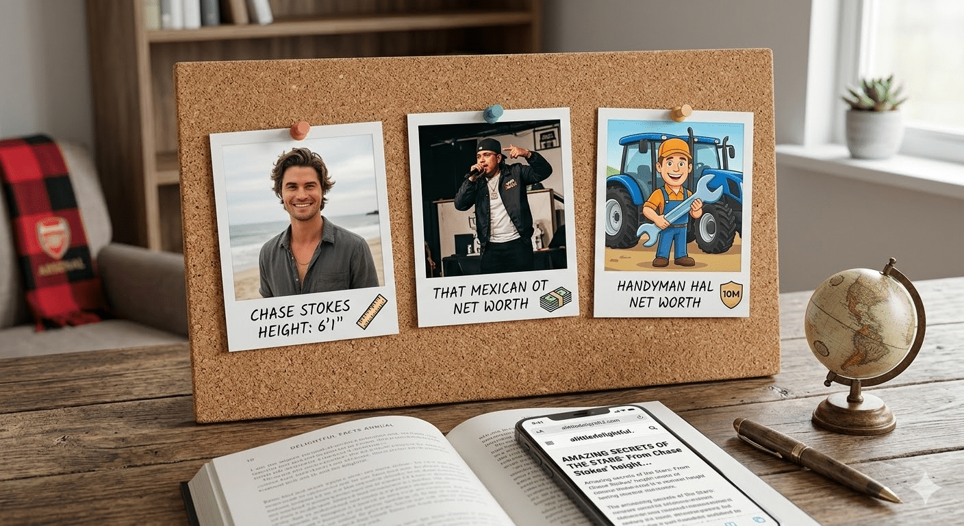 From Chase Stokes' height to That Mexican OT's net worth, we explore the fascinating and delightful details behind your favorite stars' careers and success.