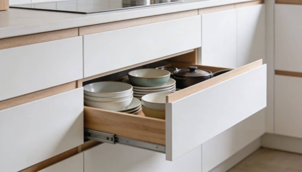 Deep Drawers Instead of Upper Cabinets