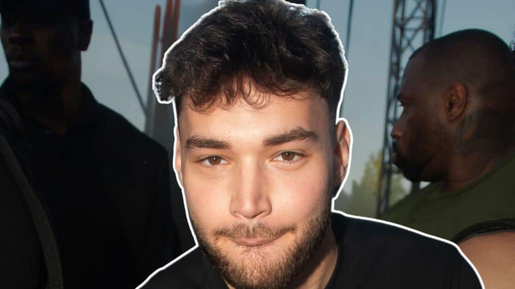 Man resembling Adin Ross in close-up portrait, highlighting personality tied to Adin Ross net worth and online streaming success