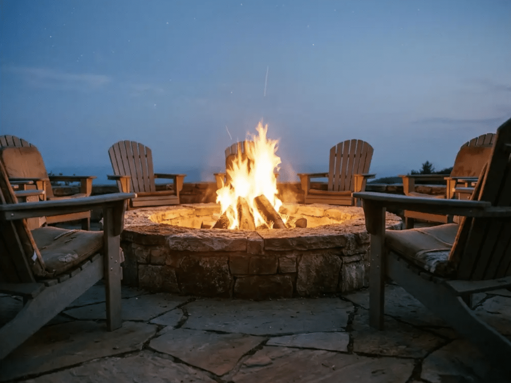 Creating Warmth with Fire Features