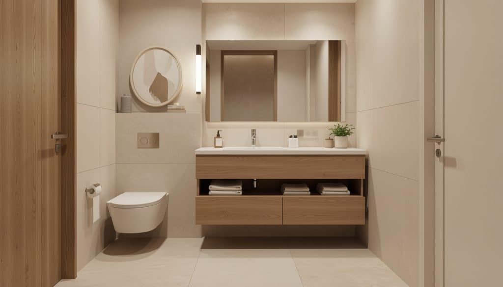 Use Floating Vanities in Small Bathrooms