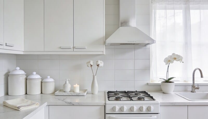 all-white-kitchen-counter