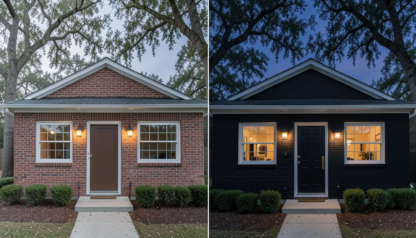 Black-Painted-Brick-for-a-Dramatic-Exterior
