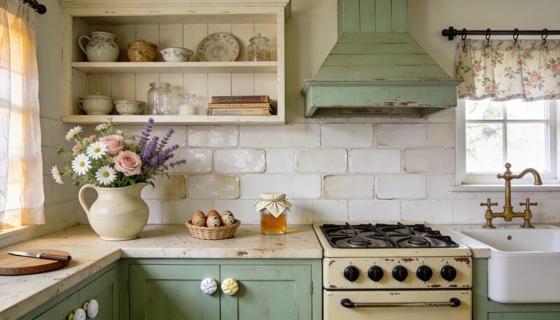 cottagecore-kitchen-counter