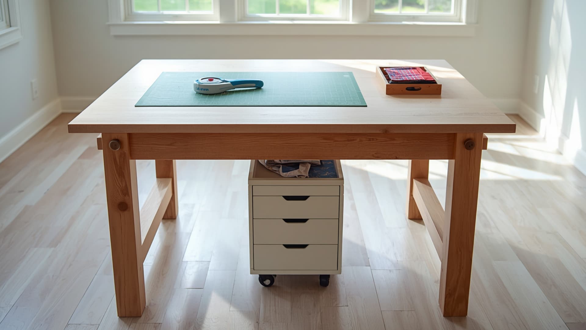 craft-room-table-setup