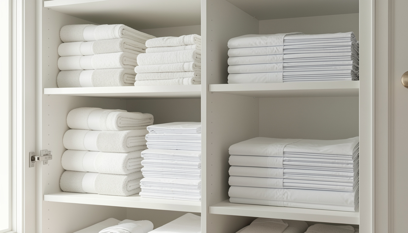 Fold-Sheets-and-Towels-Strategically