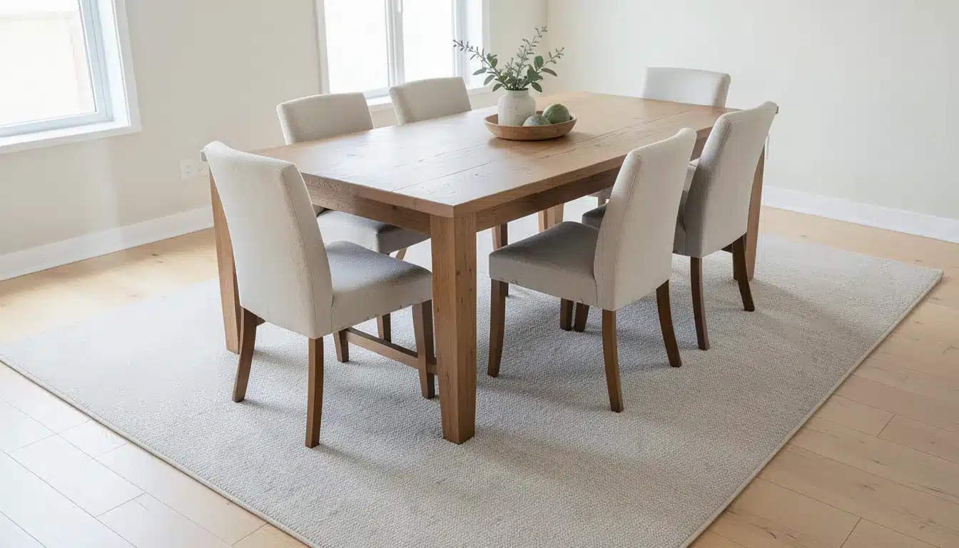 rectangular-rug-rectangular-dining-table
