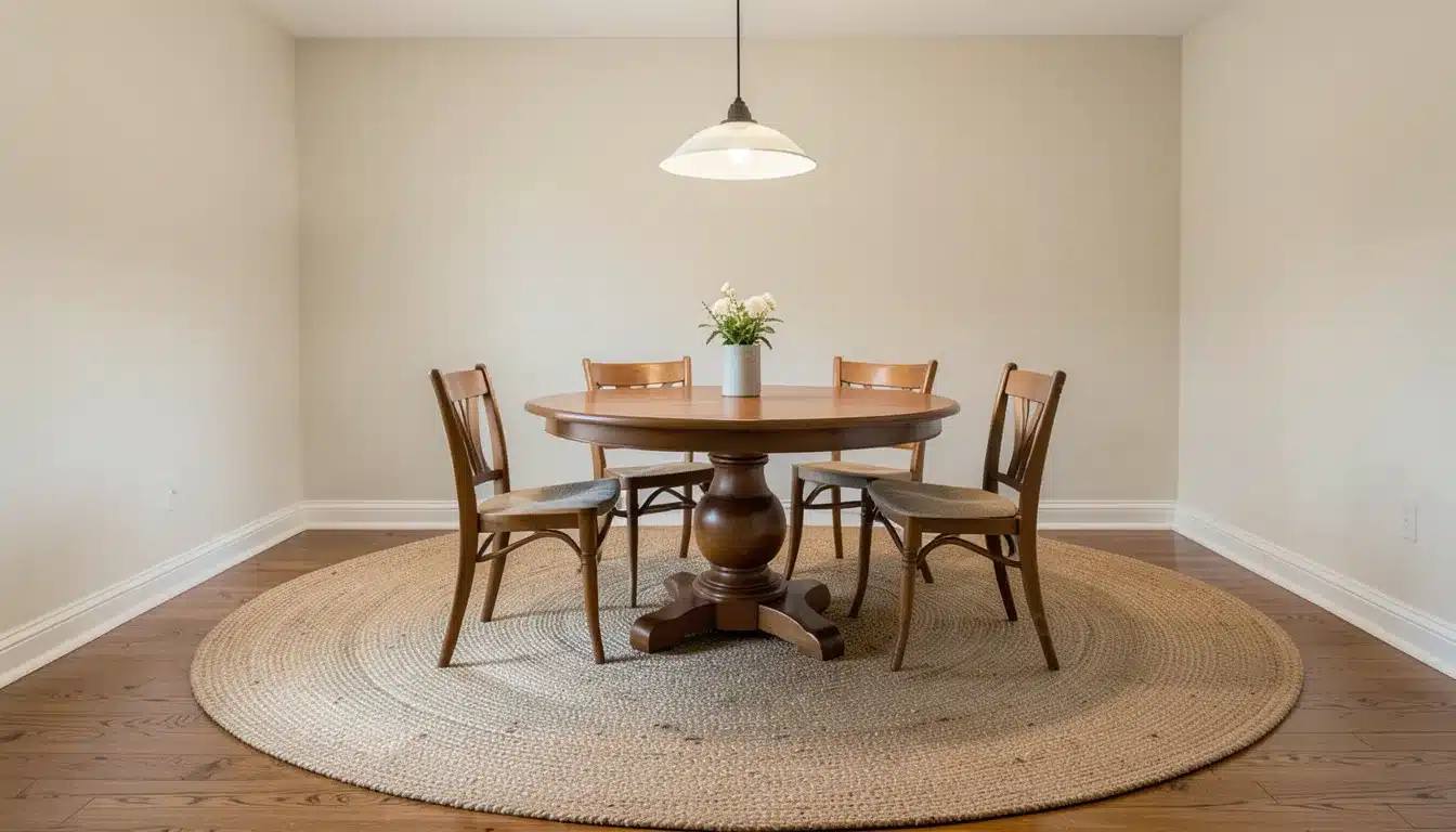 round-rug-round-dining-table
