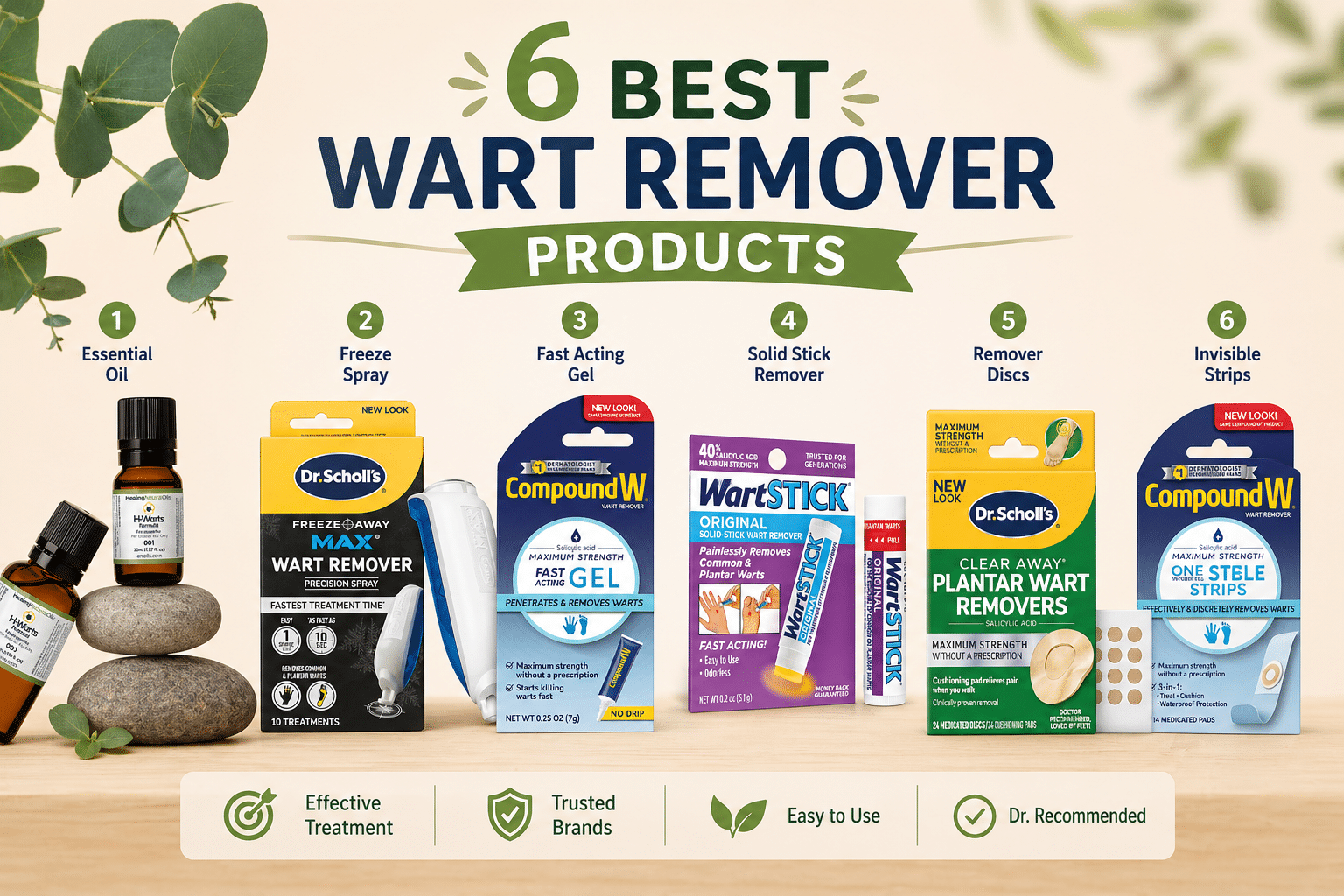 6 Best Wart Remover Products That Work Fast & Safe Results
