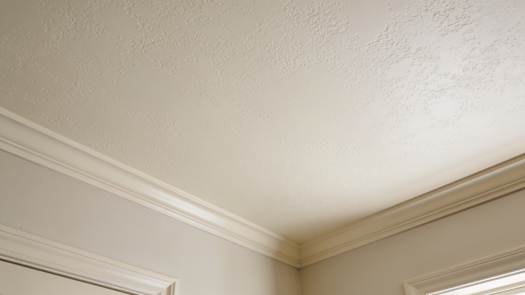 Chantilly Lace painted ceiling with crown molding
