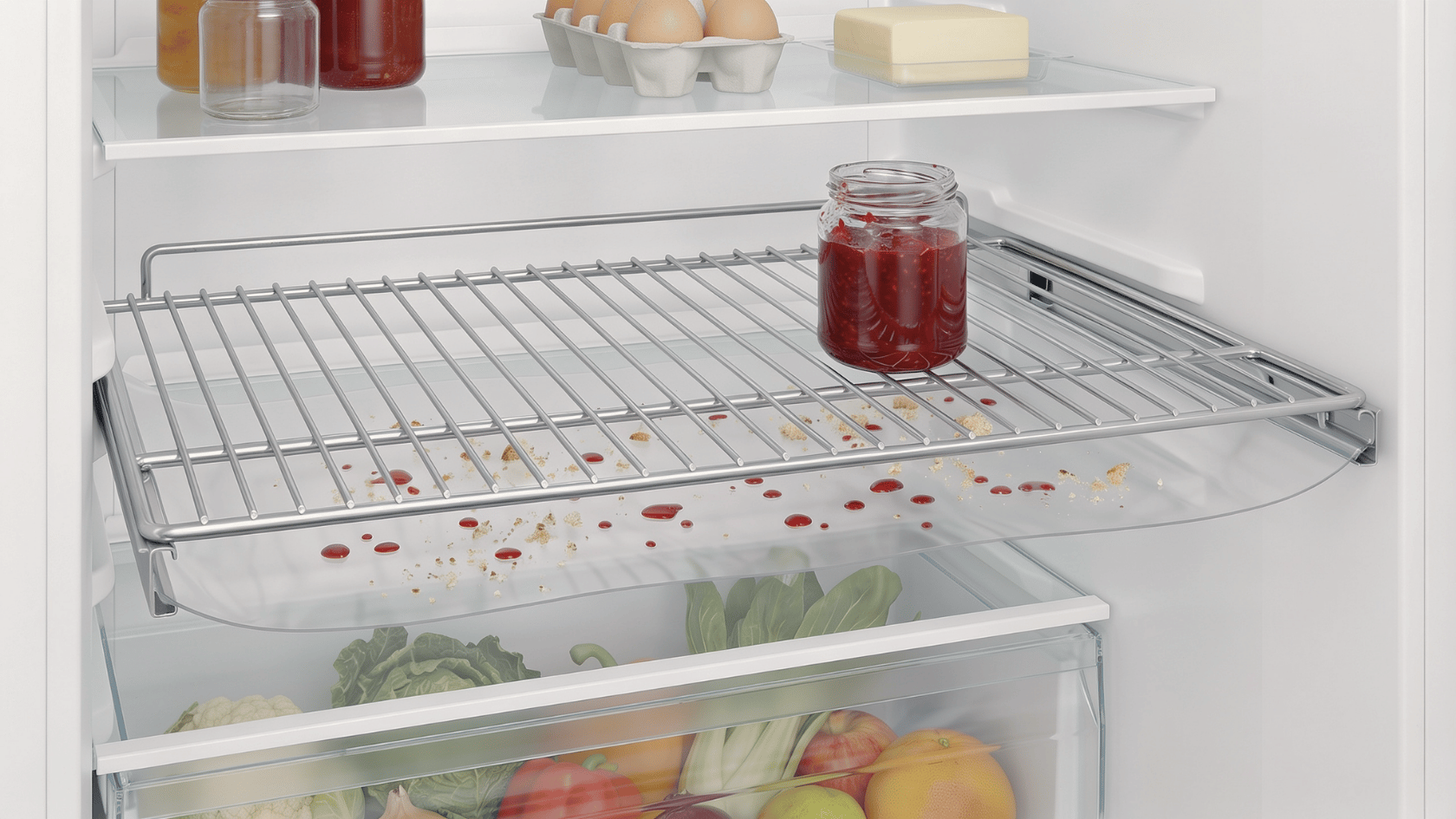 Shelf Liners for Easier Cleanup