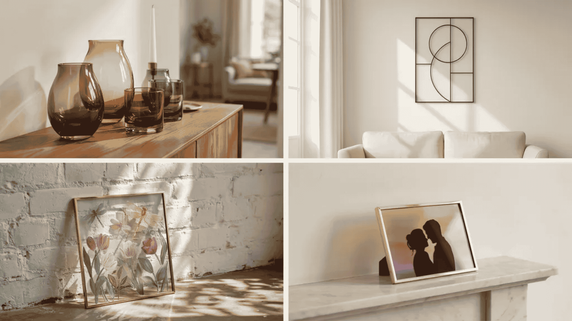 Trending glass painting styles featuring earthy tones, nature motifs and stained glass
